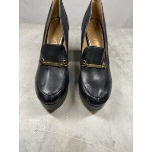 Sam Edelman Aurelie Platform Loafer Women’s 9 Black Leather